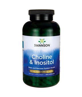 Choline & Inositol 250 mg - 250 capsules - Nutra Best Europe