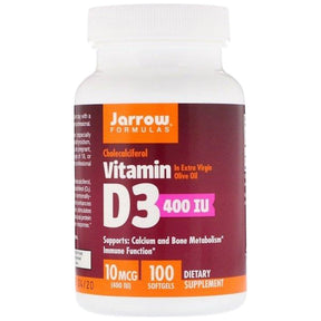 Vitamin D3 400 IU 100 Gel capsules - Nutra Best Europe