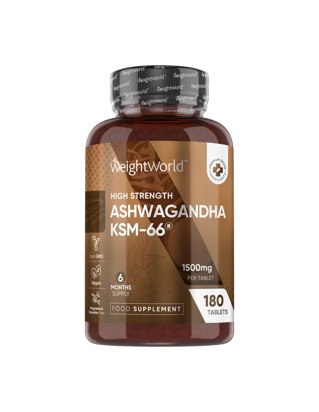 Stres a dobrá nálada - Ashwagandha KSM -66®, 150 mg x 180 tabliet