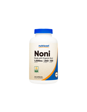 Immunity - Noni Fruit, 500 mg x 240 capsules Nutricost - Nutra Best Europe