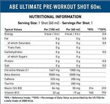Abe Shot | Všetko čierne všetko pred tréningom - 12 x 60 ml