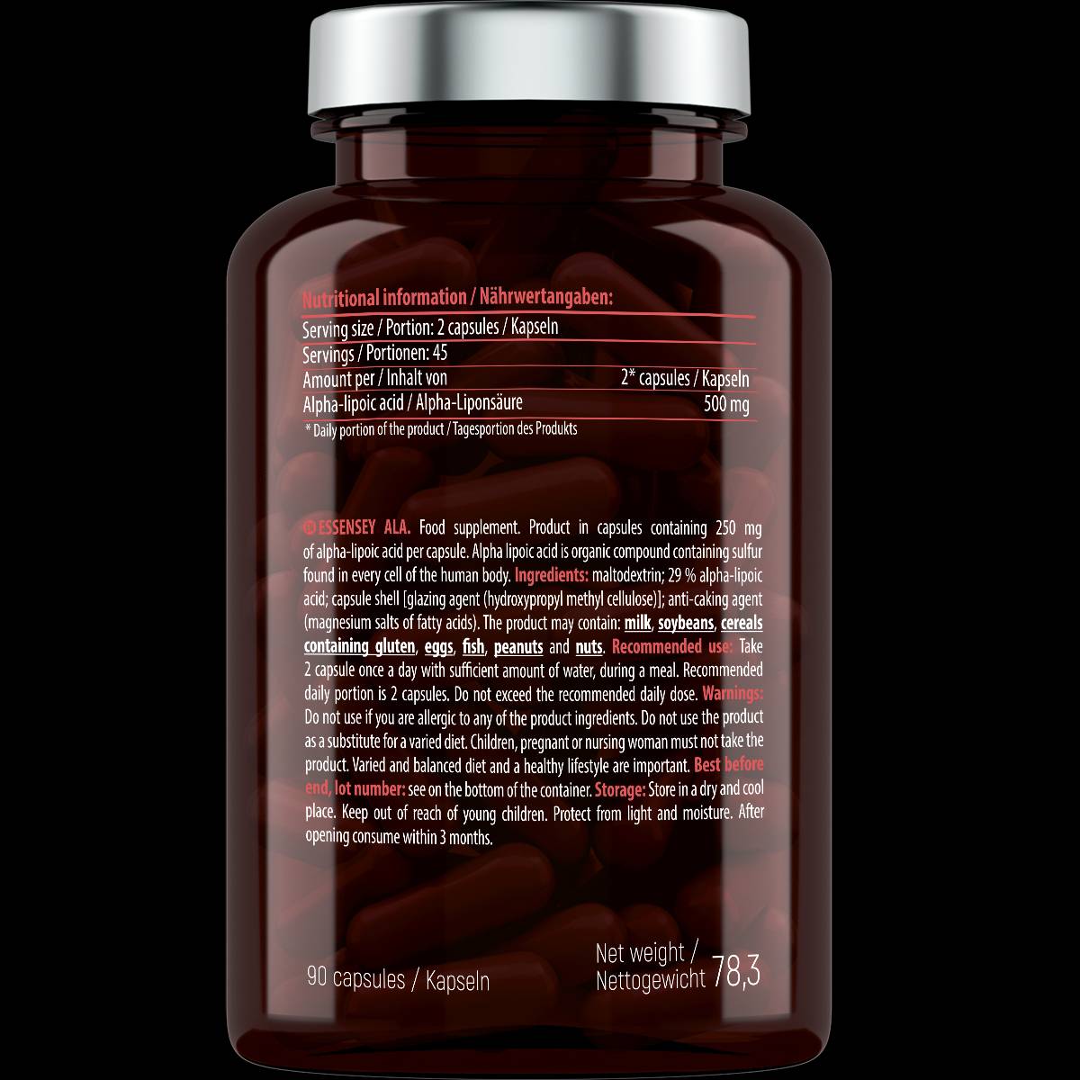 Ala | Kyselina alfa lipoová 500 mg - 90 kapsúl