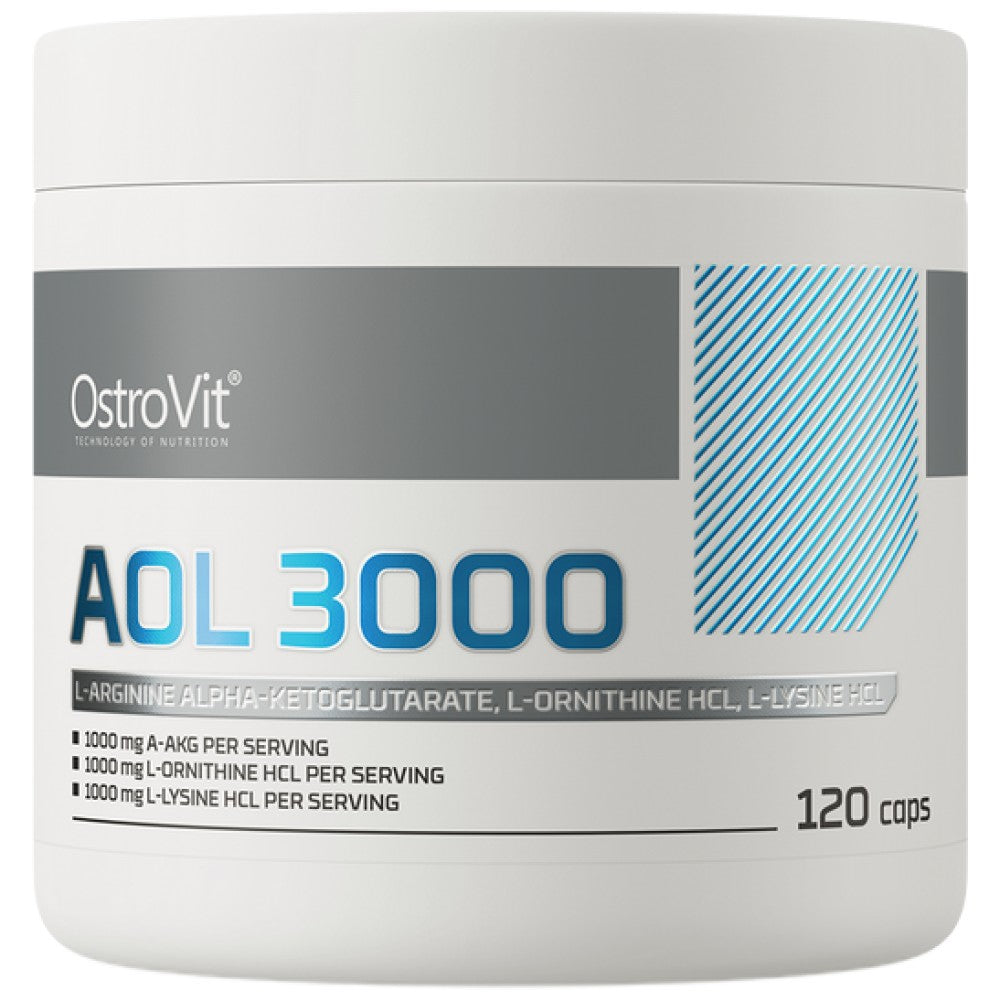 AOL 3000 mg / arginín ornitínový lyzín 120 kapsúl