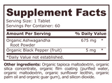 <tc>Pure Nutrition</tc> - ASHWAGANDHA BIO - 60 tabliet