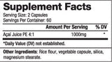 Acai 1000 mg / 120 čiapky