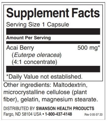 Acai Berry 500 mg - 120 kapsúl