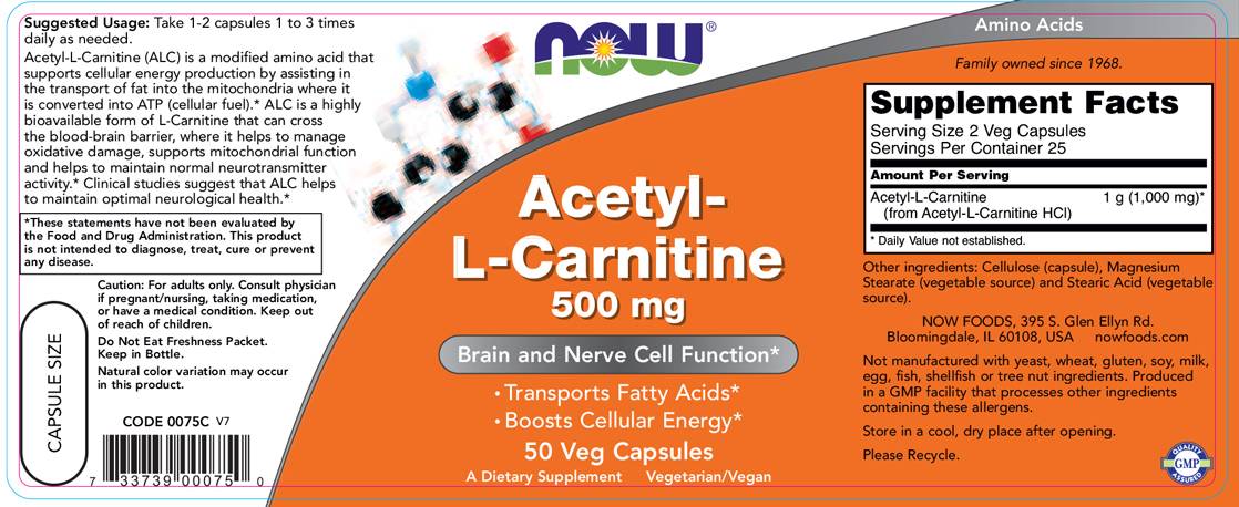 Acetyl L -karnitín - 50 kapsúl