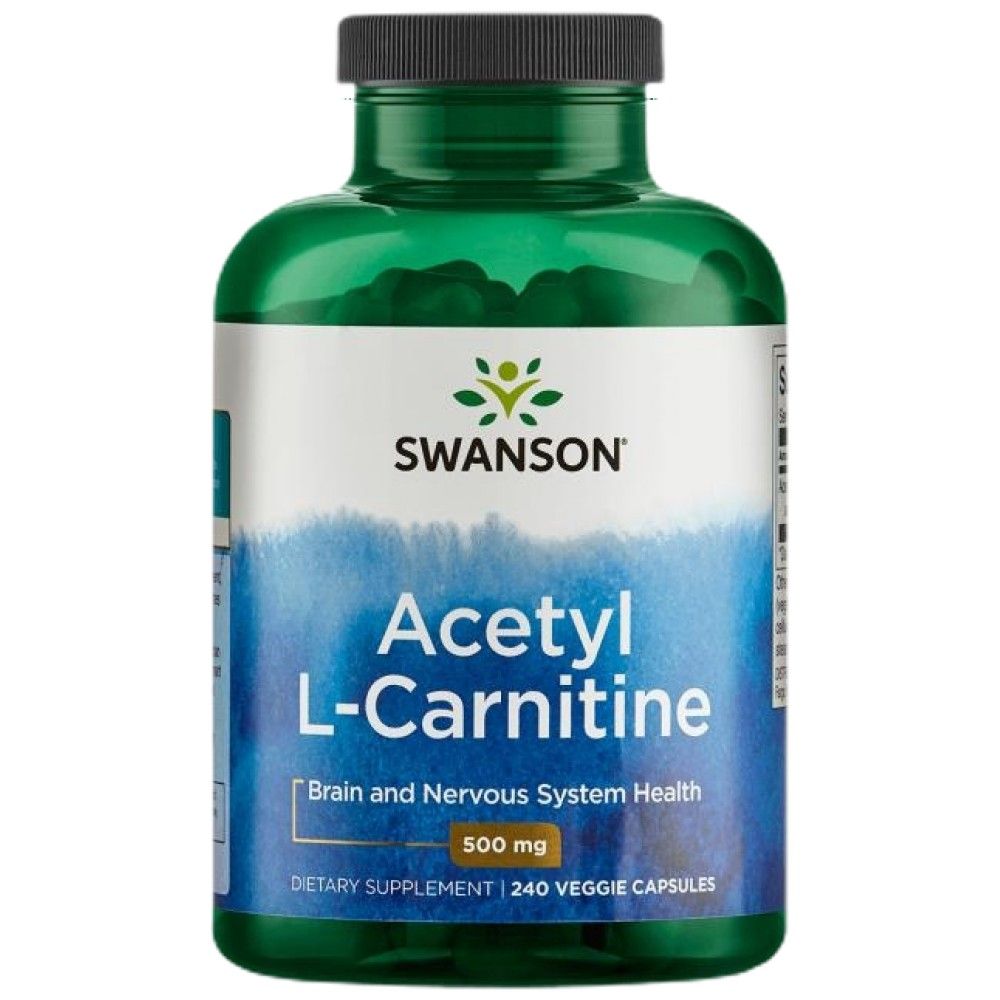 Acetyl L -karnitín 500 mg - 240 kapsúl