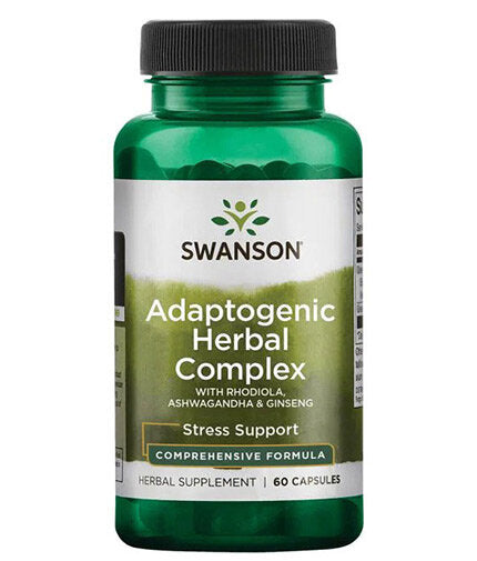Adaptogénny bylinný komplex S Rhodiola Ashwagandha ženšen - 60 kapsúl