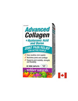 Pokročilý kolagén + kyselina hyalurónová a bór/ Kolagén + kyselina hyalurónová a bór x 40 mini kapsuliek <tc>Webber Naturals</tc>