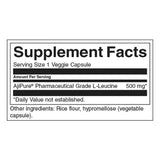 Ajipure L -Leucín - farmaceutický stupeň 500 mg - 60 kapsúl