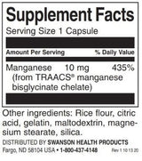 Albion Chelat manganese 10 mg - 180 kapsúl