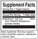 Albion Chelat Molybddenum 400 McG - 60 kapsúl