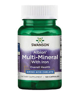 Albion Multi -mineral so železom - 120 kapsúl
