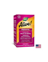 <tc>Alive</tc>! Kompletný prenatálny multivitamín | Prémiová receptúra ​​- 60 gélových kapsúl