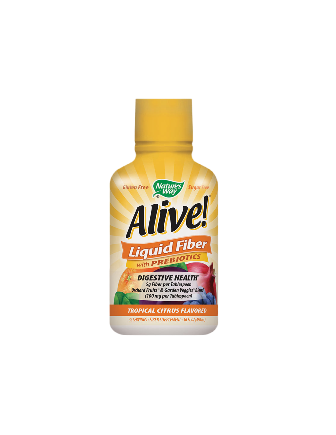 Tekutá vláknina s prebiotikami <tc>Alive</tc> - <tc>Alive</tc>! Tekutá vláknina s prebiotikami, 480 ml, 32 dávok (citrusová príchuť)