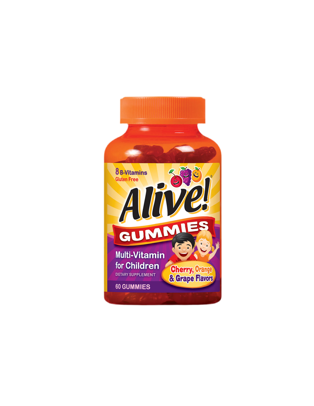 <tc>Alive</tc>! Multivitamín pre deti Gummies / <tc>Alive</tc>! Multivitamíny pre deti x 60 gélových tabliet Nature's Way