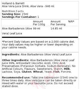 Aloe vera šťava 946 ml