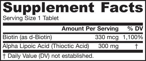 Alpha Lipoic Sustain 300 mg - 120 tabliet