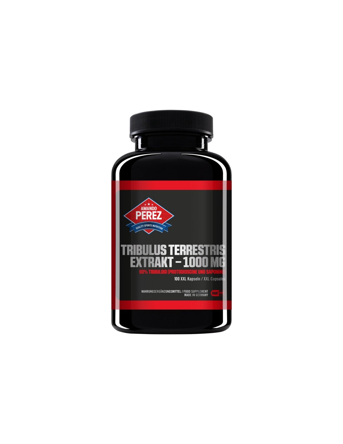 Extrakt z Amando Perez® Tribulus Terrestris - Tribulus Terrestris (zuba babky) 1000 mg, 90 % Tribuloid, 100 XXL kapsúl <tc>Vitabay</tc>