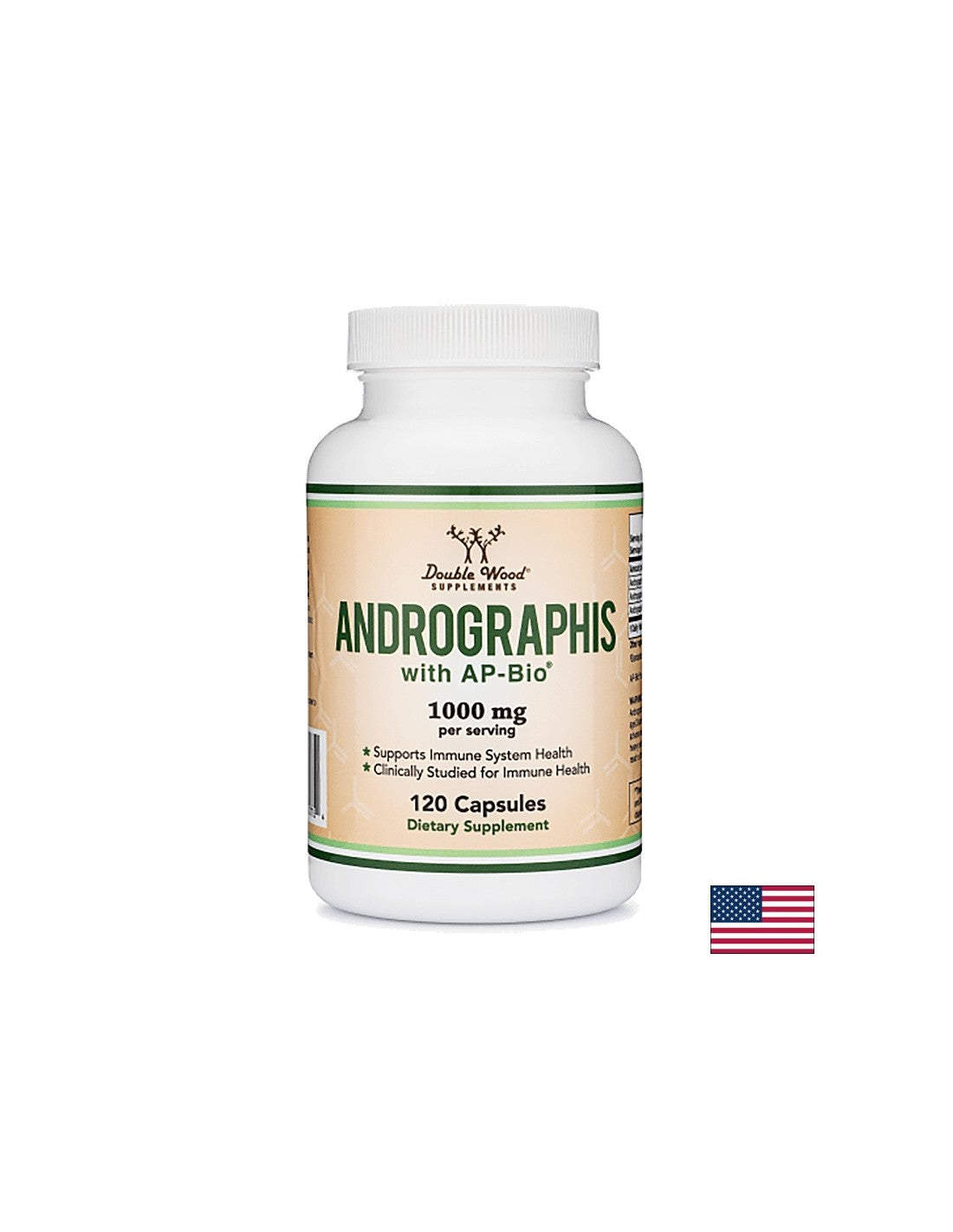 Andrographis s AP-Bio®/ Andrographis, 120 kapsúl <tc>Double Wood</tc>