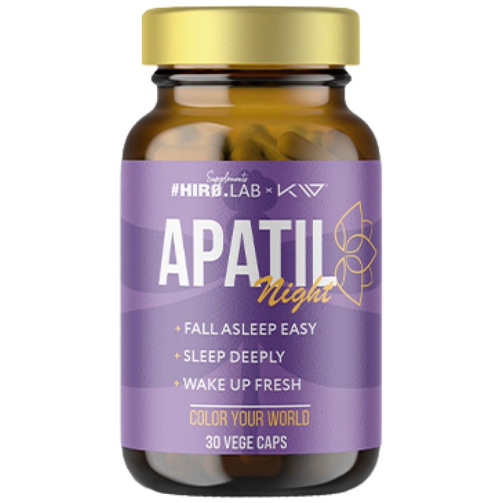 Apatil Night | s L -theanine, Valeriánskym a vášeňom - ​​30 kapsúl