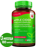 Jablčný ocot 1000 mg /180 kapsúl, 90 dávok/ <tc>Nutravita</tc>