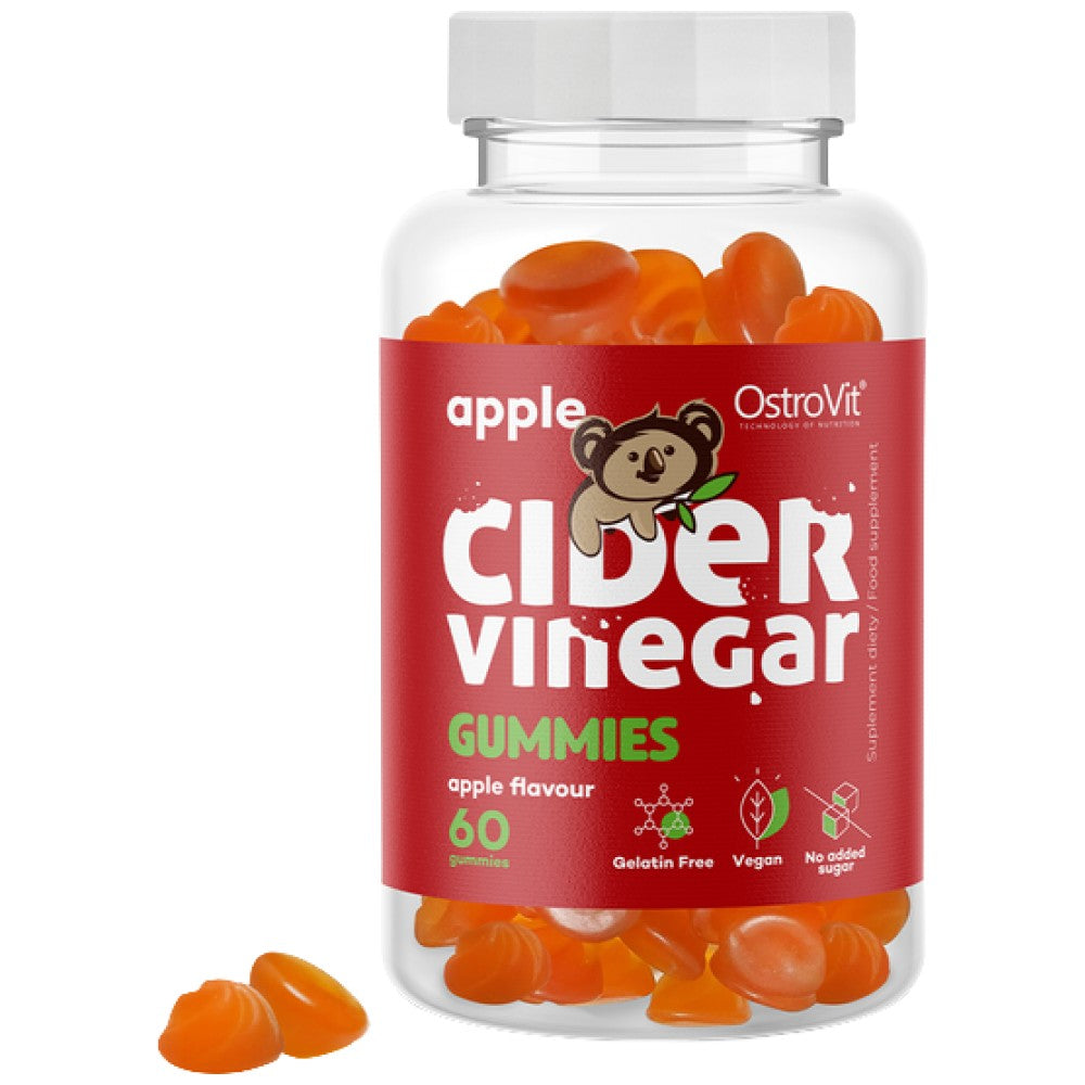 Jablčný jablčný ocot Gummies 60 Gummies