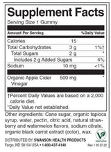 Gummies jablčného jablčného muštu | Strawberry Watermelon - 60 žuvacích tabliet