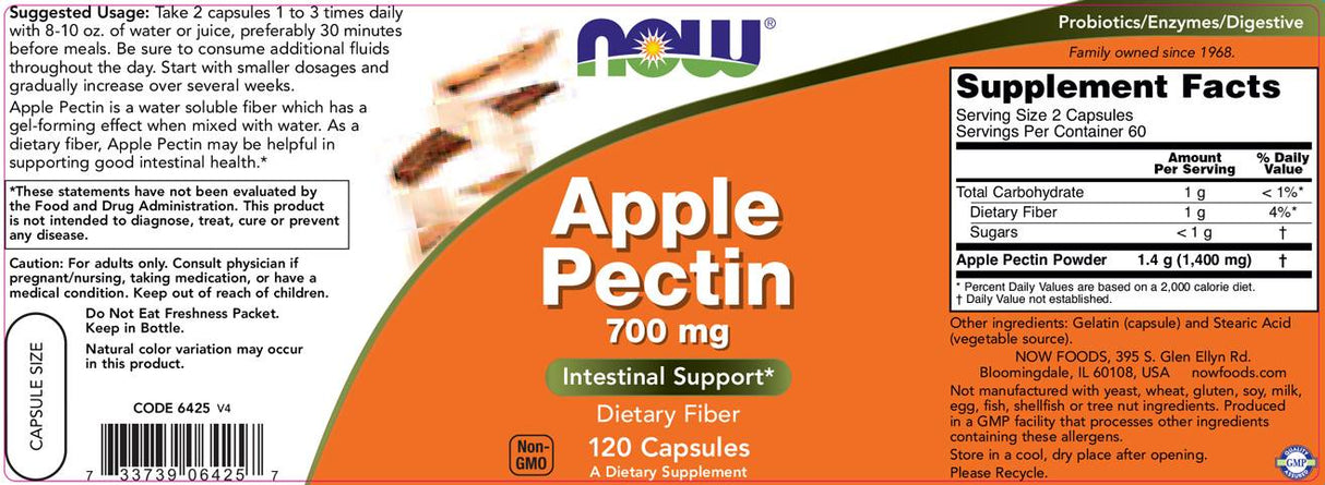 Apple pektín 700 mg - 120 kapsúl