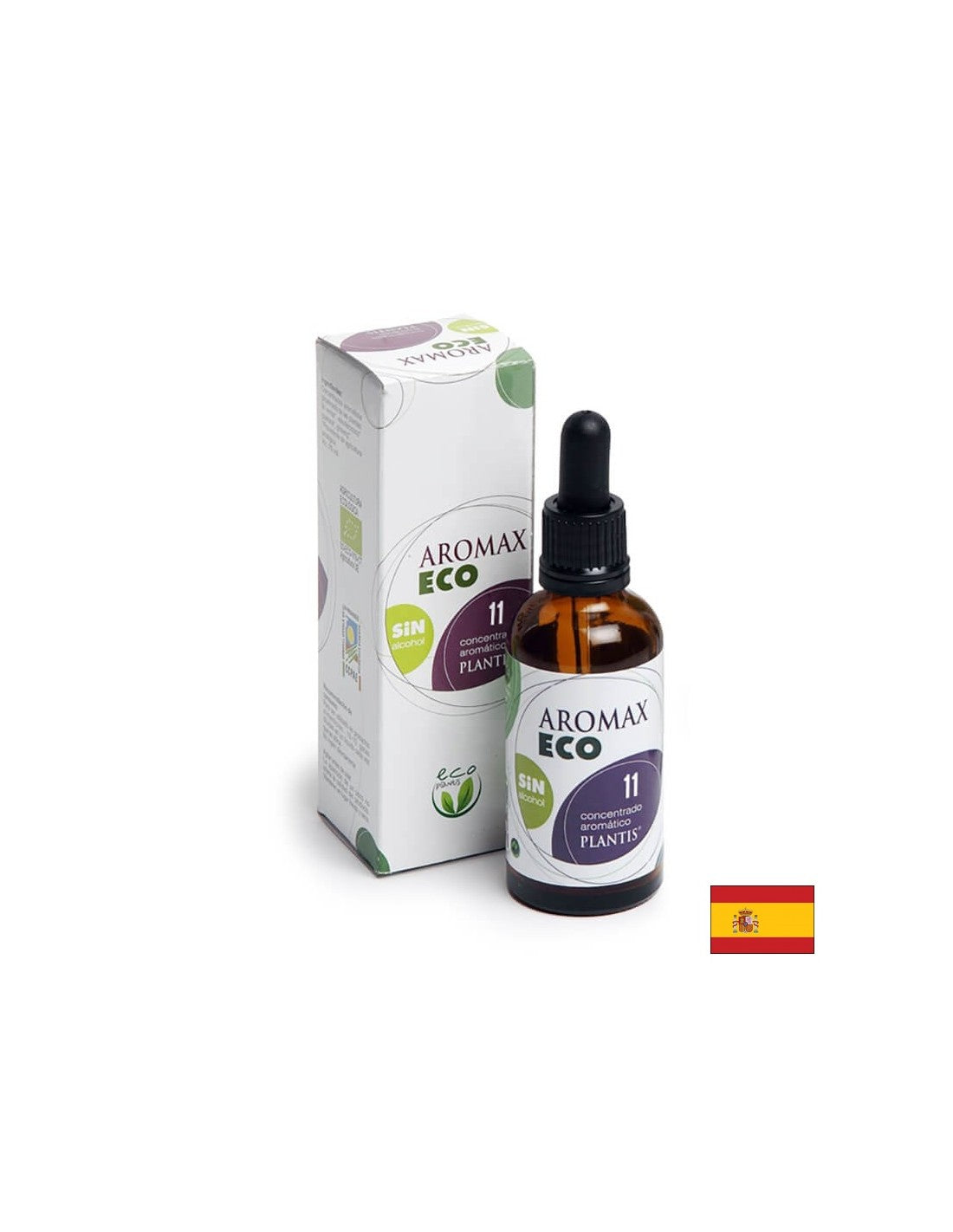 Bylinná tinktúra pre nervový systém - Aromax Eco 11 Plantis®, bez alkoholu, 50 ml