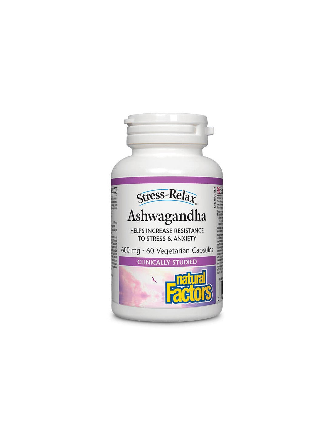 Ashwagandha Stress-Relax / Ashwagandha, 60 kapsúl <tc>Natural Factors</tc>