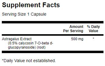 Astragalus 500 mg - 120 kapsúl