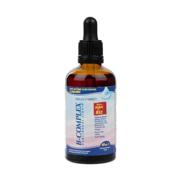 Komplex vitamínu B (B-komplex) 60 ml Holland & Barrett