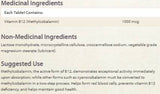 B12 metylcobalamín 1000 mcg - 210 sublingválne tablety