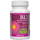 B12 metylcobalamín 5000 mcg - 60 žuvacích tabliet