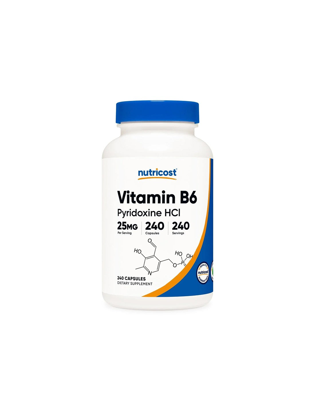 Stres a dobrá nálada - vitamín B6 pyridoxín HCI, kapsuly 25 mg x 240