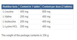 BCAA 4000 silný vzorec - 240 tabliet