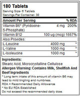 BCAA 6000 - 180 tabliet