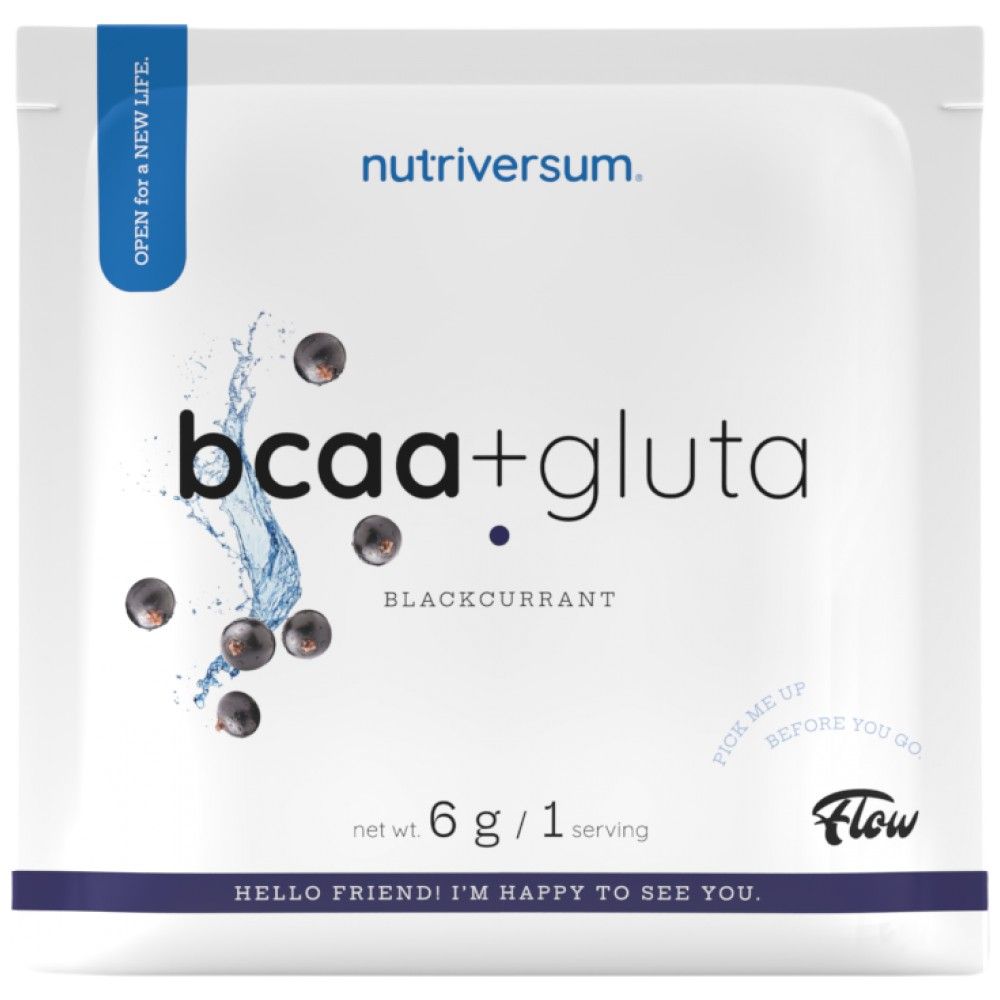 BCAA + gluta prášok Prietok - 6 gramov