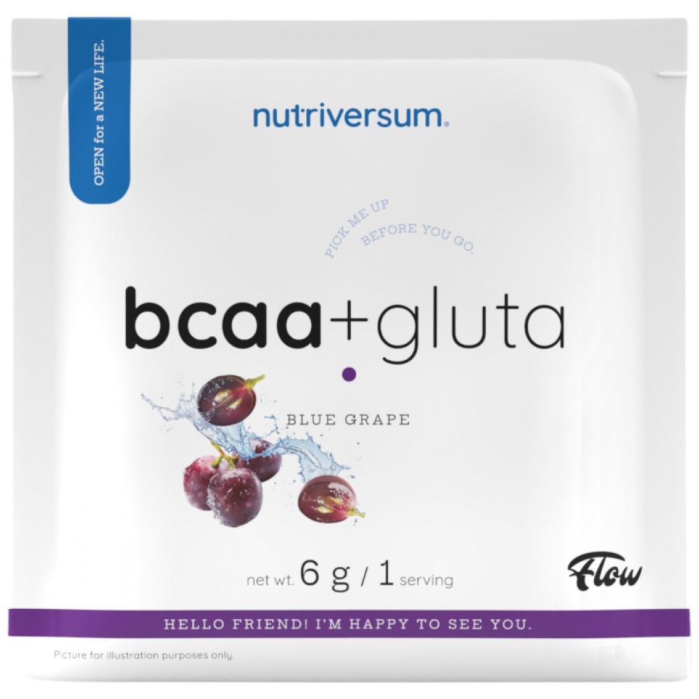 BCAA + gluta prášok Prietok - 6 gramov