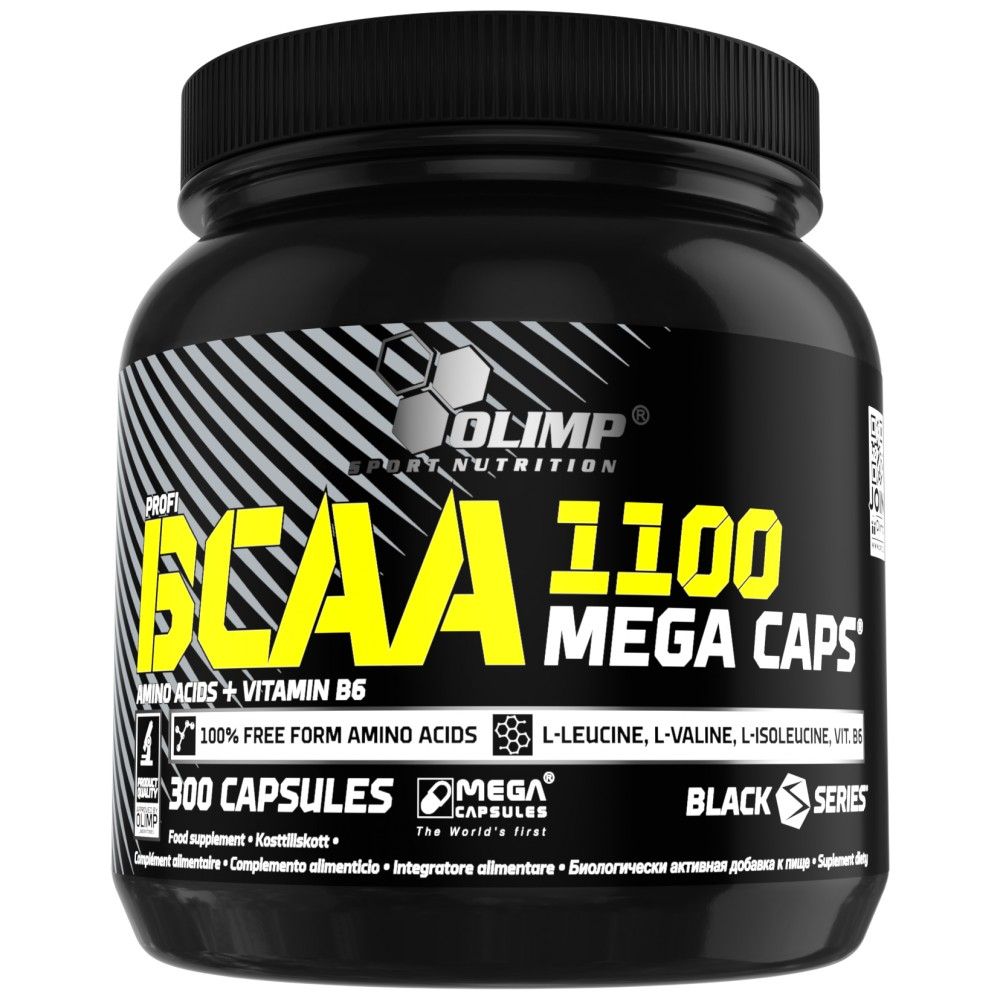 BCAA Mega Caps 1100 - 300 kapsúl