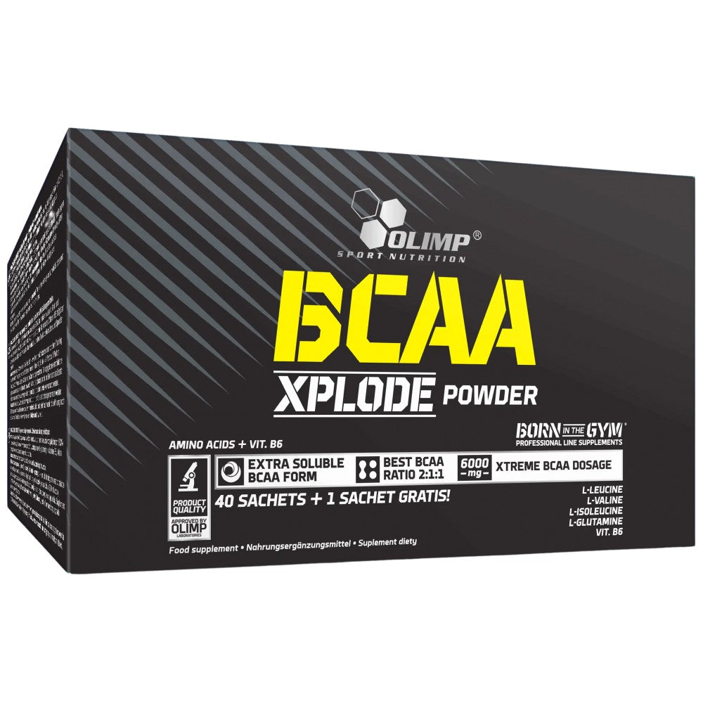 BCAA XPLODE Práškové vrecká 40 vreckov
