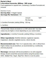 Najlepšie L -karnitín fumarát 855 mg - 60 kapsúl