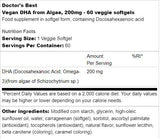 Najlepšie vegánske dha z rias 200 mg - 60 gélových kapsúl