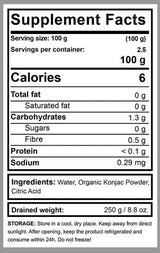 Bio Konjac fettuccine - 320 gramov