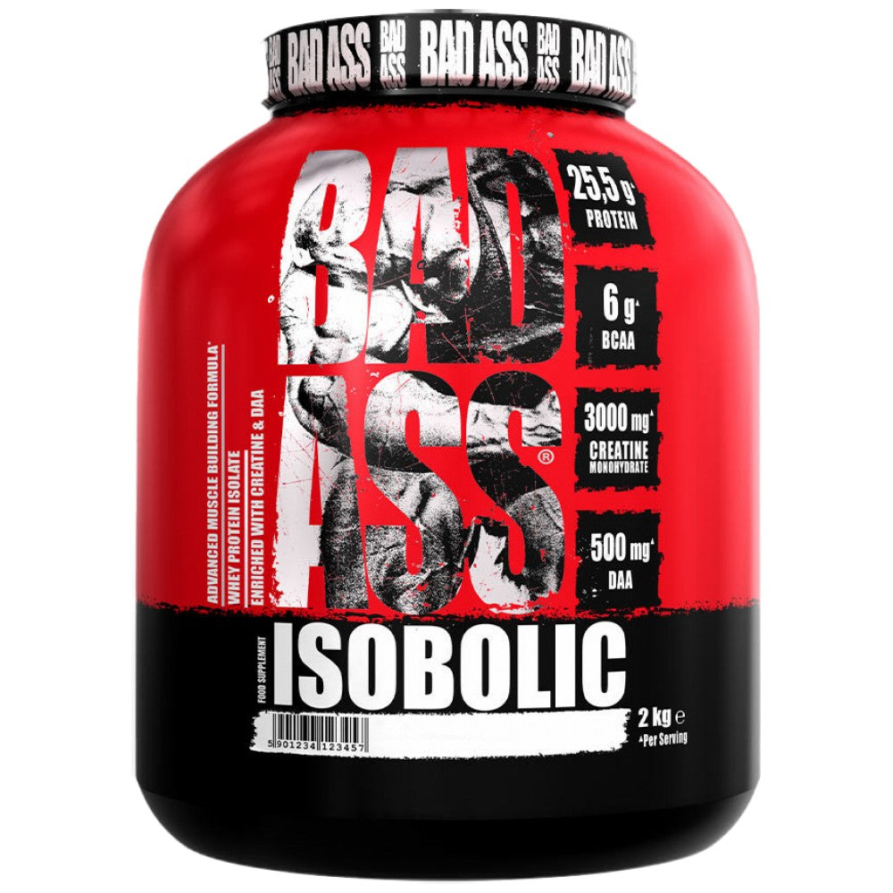 <tc>BAD ASS</tc> Izobolický | Srvátkový proteínový izolát s DAA a kreatínom - 2000 gramov