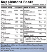 Základné karty Multivitamin 100 pre dospelých.