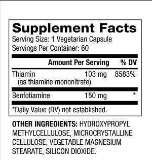 Benfotiamín 150 mg / 60 čiapky