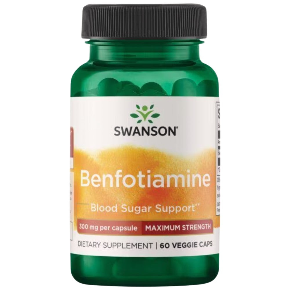 Benfotiamín 300 mg - maximálna pevnosť - 60 kapsúl